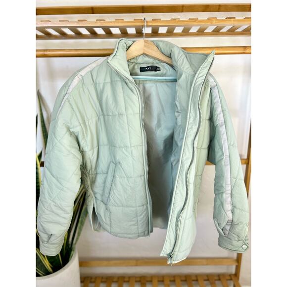 KYL Active Quilted Green Puffer Jacket - Picture 3 of 13